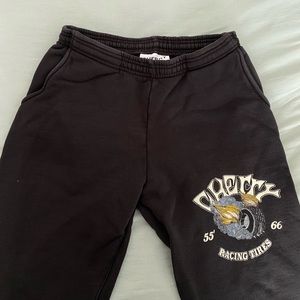 Cherry LA Racing Tires Black Sweatpants